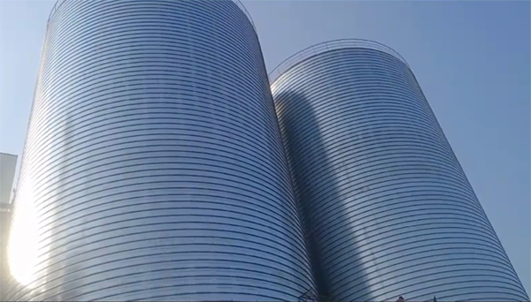 浦北2座混凝土高架卷板仓